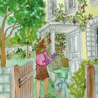 Poison perfume illustration